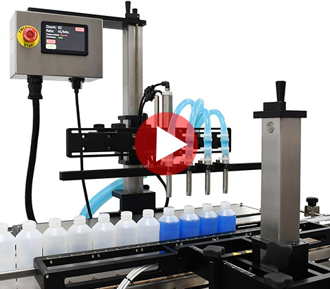 automatic bottle filling equipment industrial application