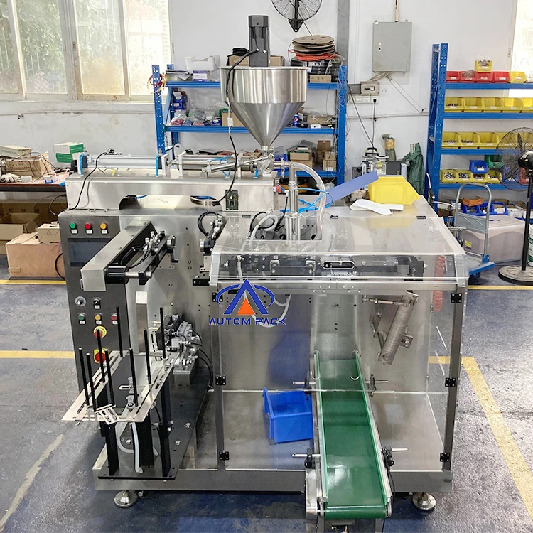 automatic pouch packing machine industrial application