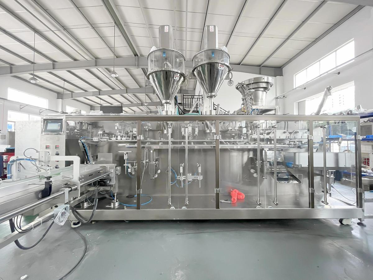 automatic pouch packing machine industrial application