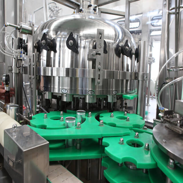 beverage canning machine industrial application