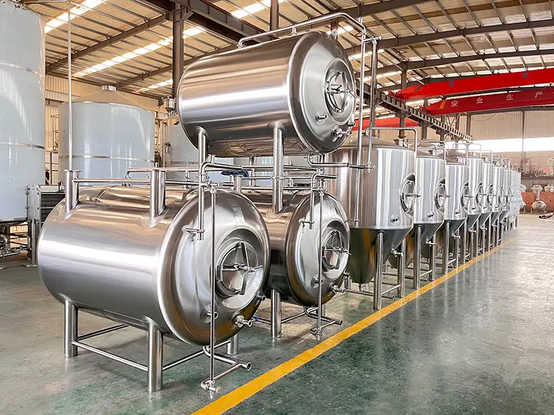 bright beer tank industrial application