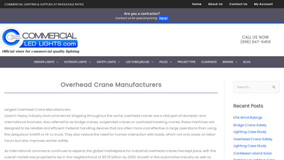 Top Overhead Crane Manufacturers | Company Profiles