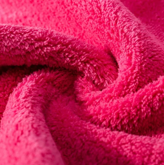 Illustrative example of coral fleece fabric from Google Search