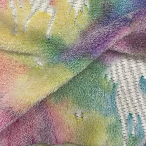 Illustrative example of coral fleece fabric from Google Search