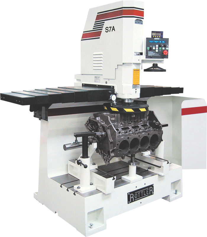 Illustrative example of cylinder head resurfacing machine from Google Search