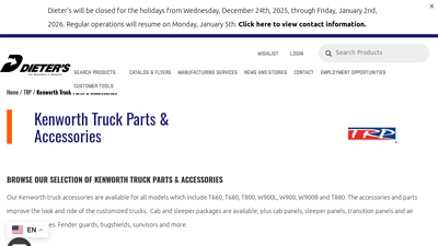 Kenworth Truck Parts & Accessories