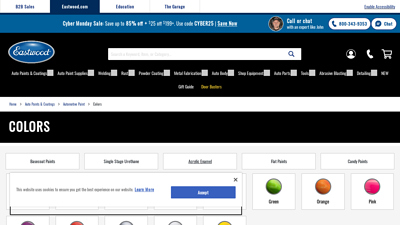 Automotive Paint Colors - Eastwood