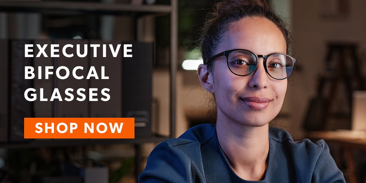 Illustrative example of executive bifocal lens from Google Search