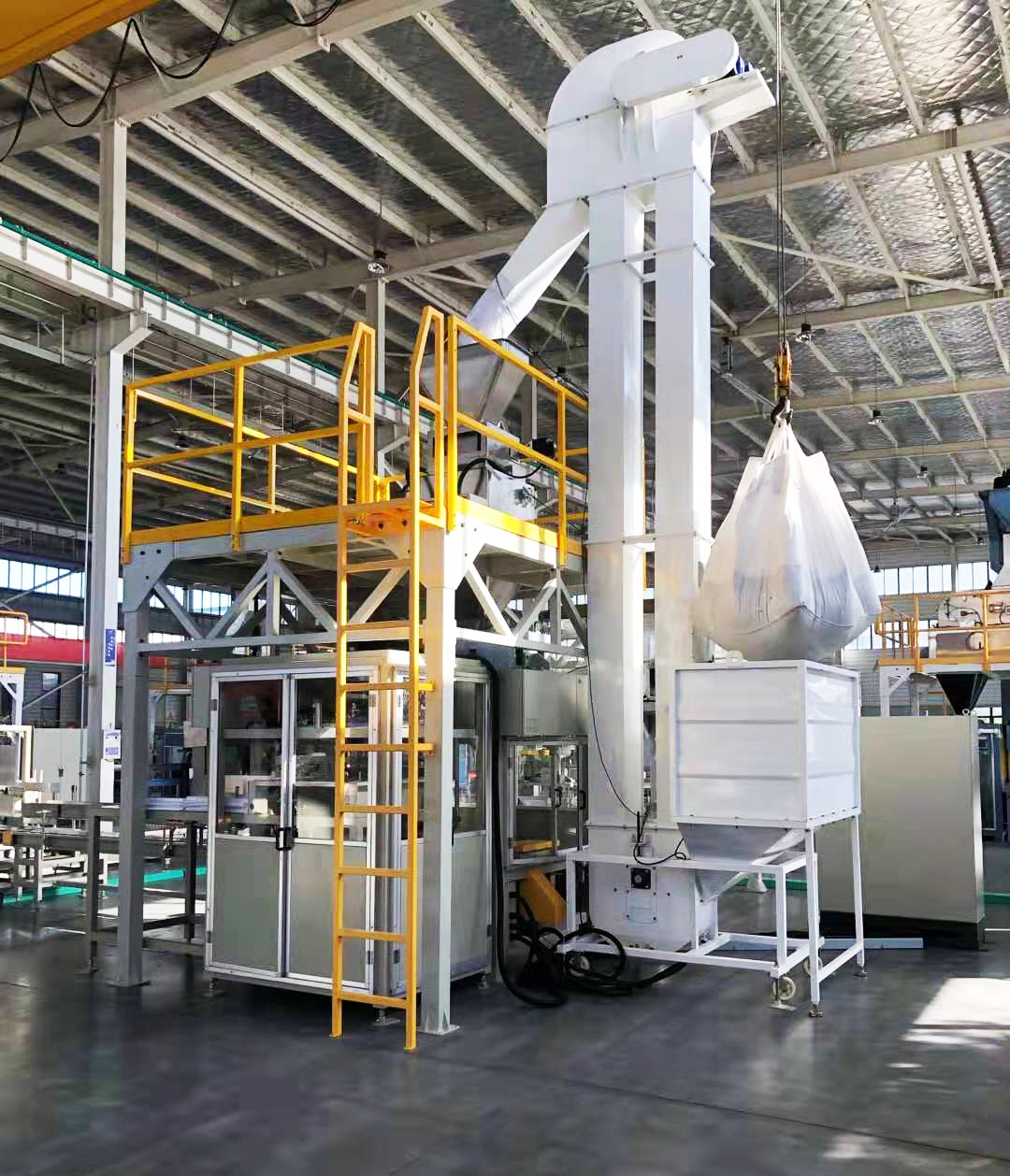 flour packing machine industrial application