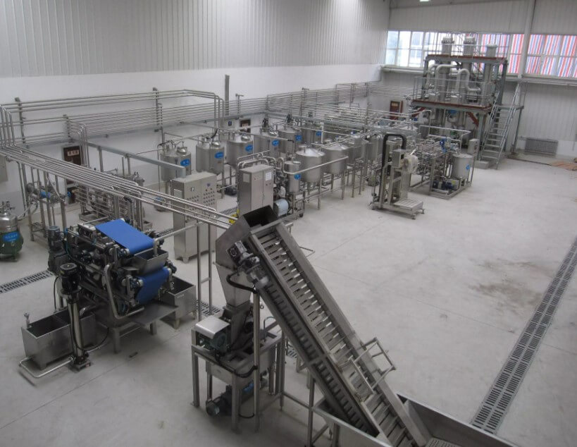 fruit juice processing machine industrial application