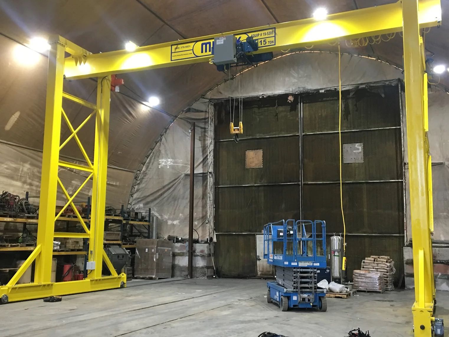 Illustrative example of gantry crane from Google Search