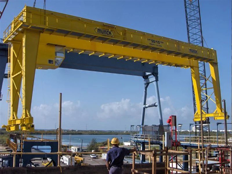 Illustrative example of gantry crane from Google Search