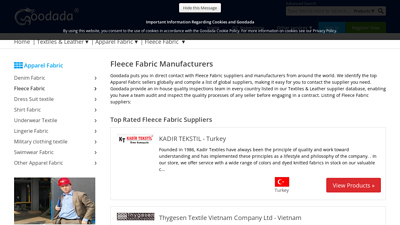 Fleece Fabric Manufacturers - Goodada