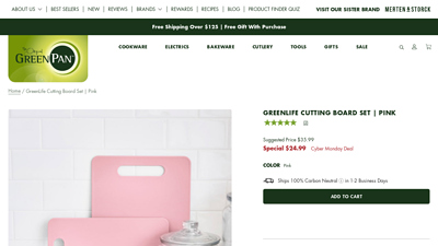 GreenLife Cutting Board Set | Pink - GreenPan