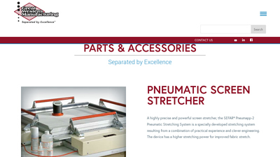 Pneumatic Screen Stretcher - Great Western Manufacturing