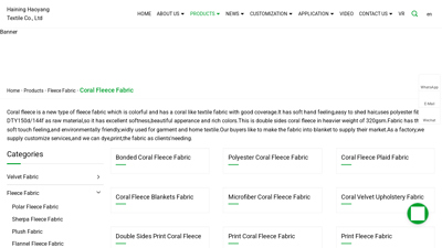 China Coral Fleece Fabric Manufacturers, Suppliers, Factory