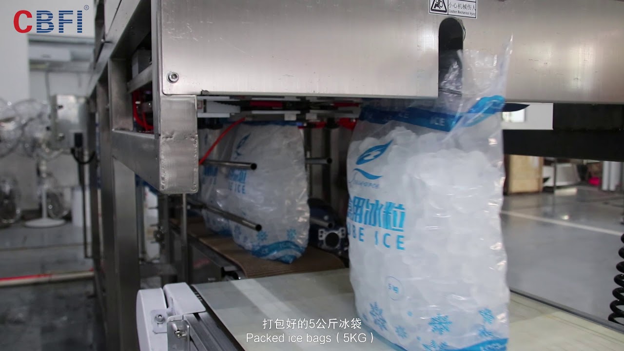 ice packing machine industrial application