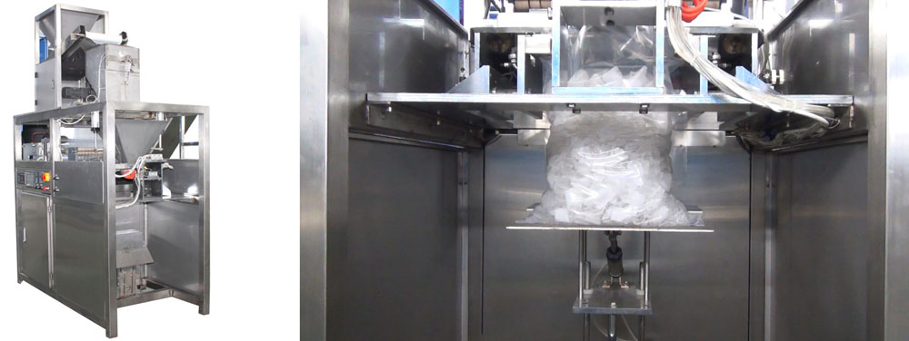 ice packing machine industrial application
