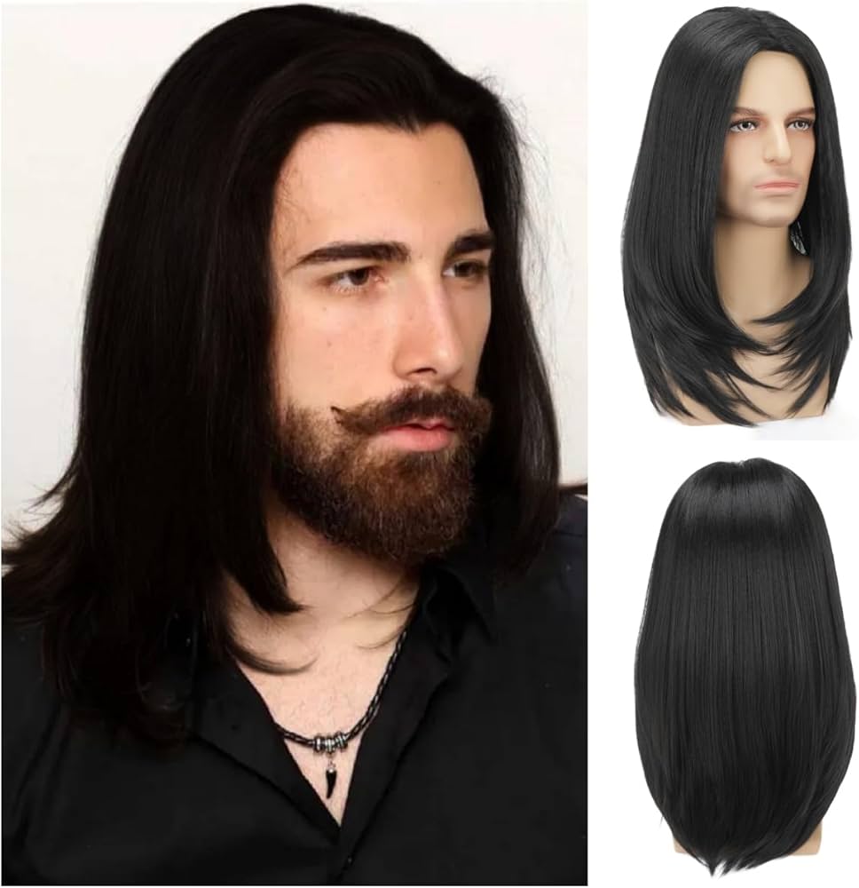 long hair wigs for men industrial application