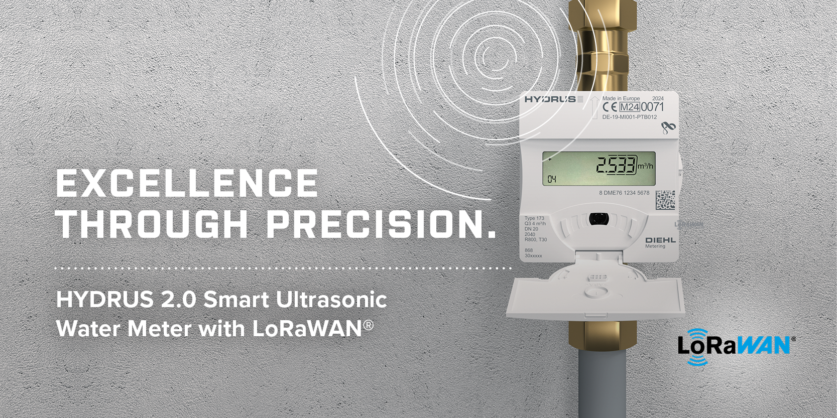 Illustrative example of lorawan water meter from Google Search
