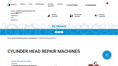 Cylinder Head Repair Machines
