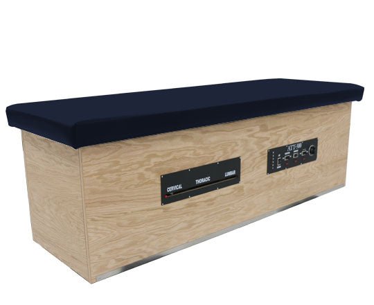 Illustrative example of massage bed with rollers from Google Search