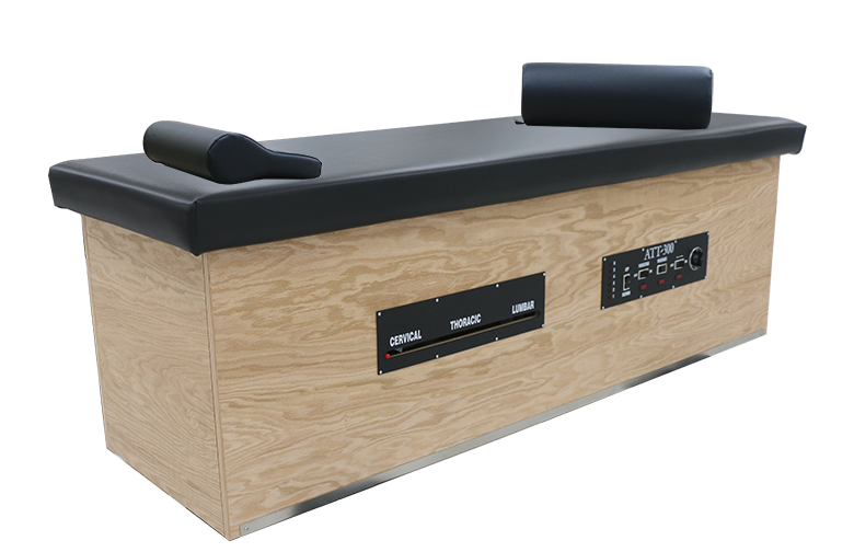 Illustrative example of massage bed with rollers from Google Search