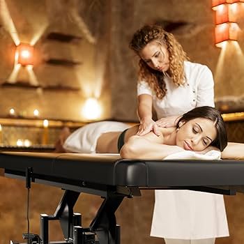 Illustrative example of massage bed with rollers from Google Search