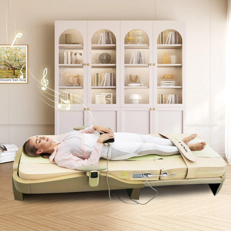 Illustrative example of massage bed with rollers from Google Search
