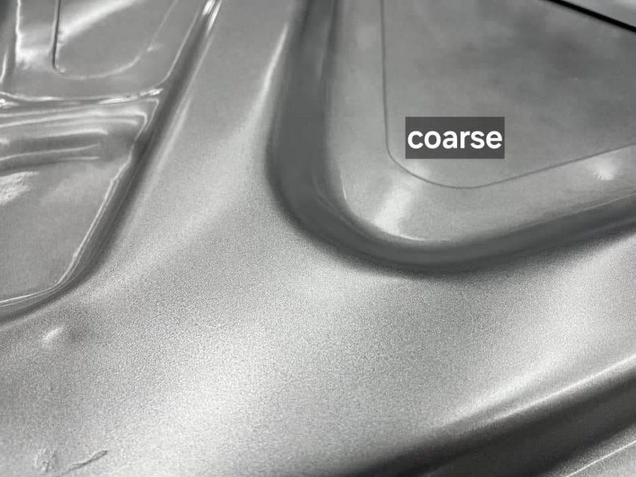 Illustrative example of metallic silver car paint colors from Google Search