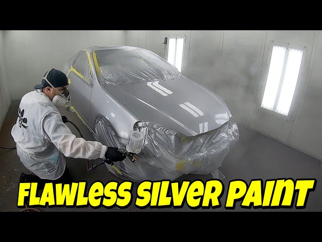 Illustrative example of metallic silver car paint colors from Google Search