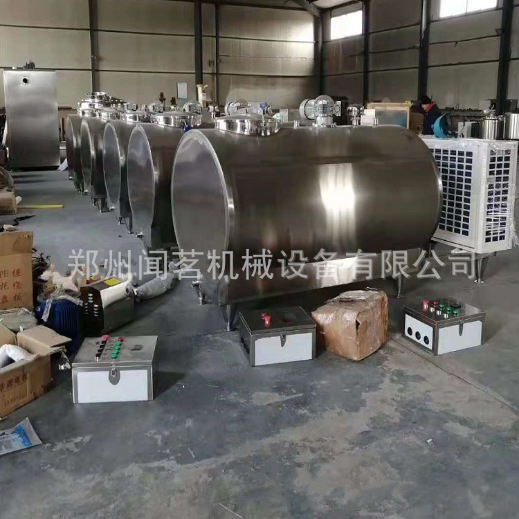 milk storage tanks industrial application
