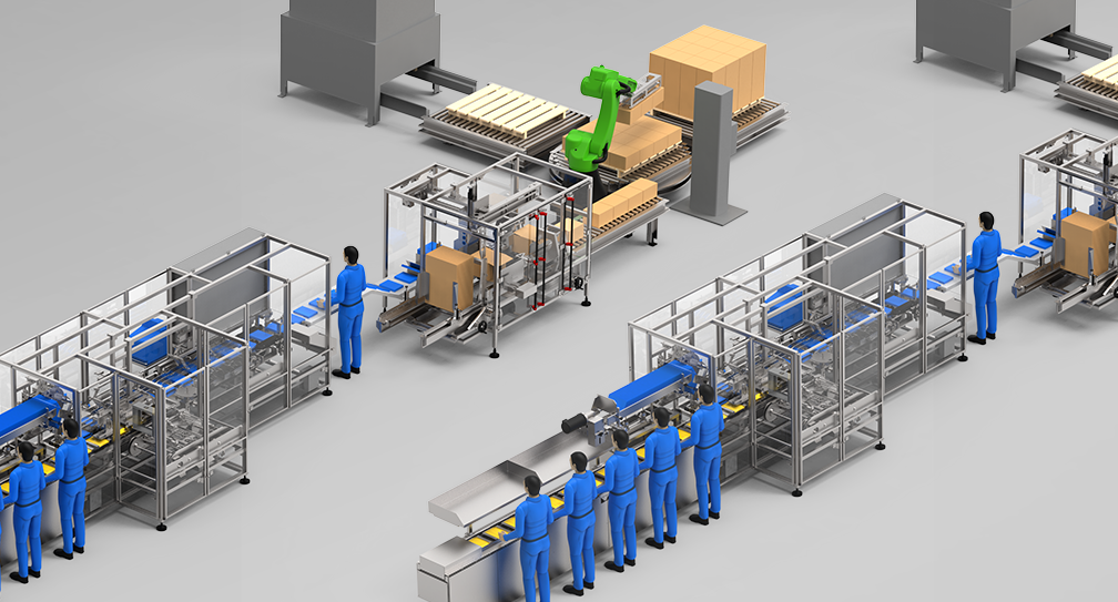 packing line industrial application