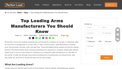 Top Loading Arms Manufacturers You Should Know