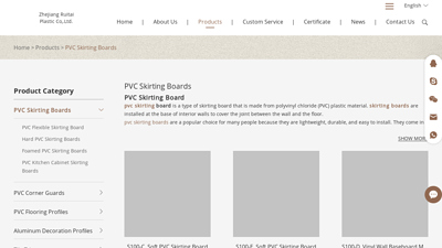 PVC Skirting Boards - Raitto's