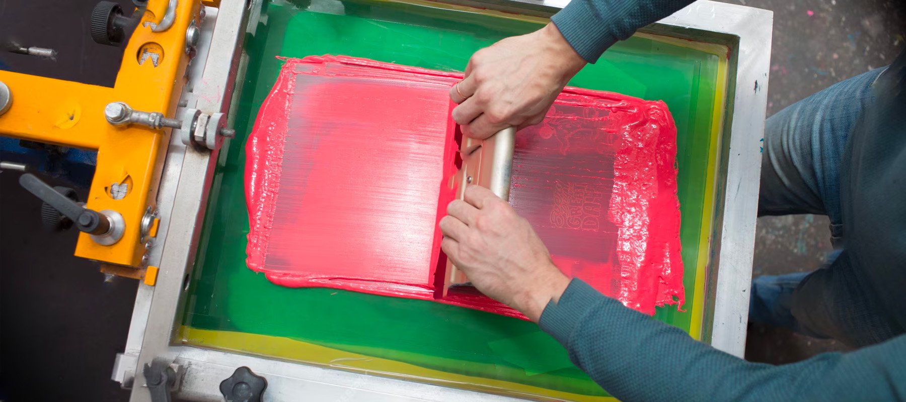 screen printing on metal industrial application