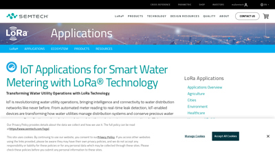 IoT Applications for Smart Water Metering with LoRa® Technology