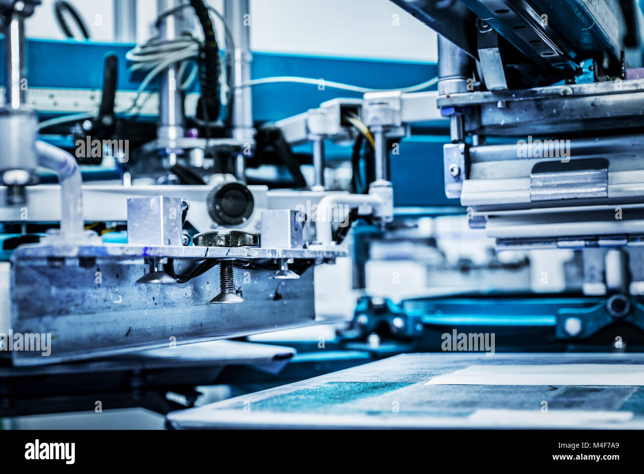 silk printing on metal industrial application