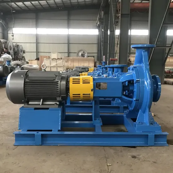 single stage centrifugal pump industrial application