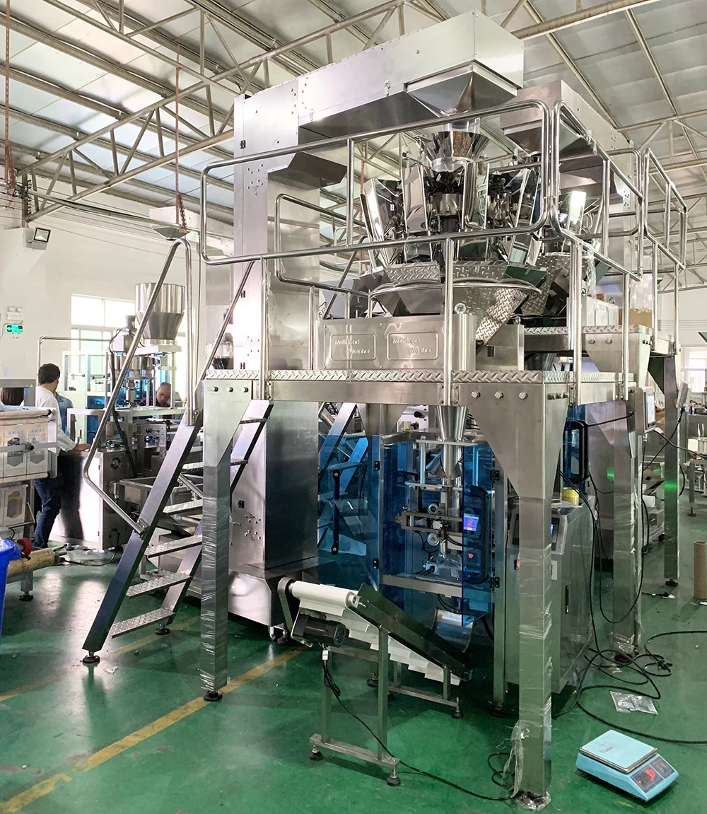 snacks packing machine industrial application