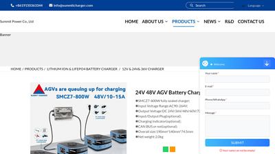 China 24V 48V AGV Battery Charger Suppliers, Manufacturers
