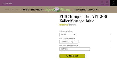 PHS Chiropractic | ATT-300 Roller Massage Table