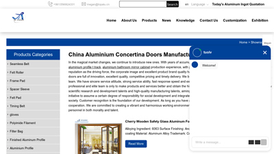 China aluminium concertina doors Manufacturers Factory Suppliers
