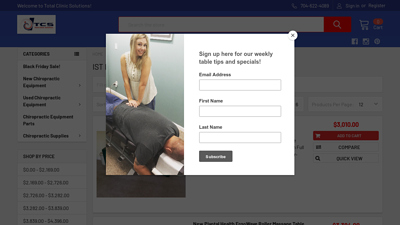 New Chiropractic Equipment - IST Roller Tables