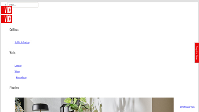 PVC skirting board - Luxury vinyl flooring - VOX ceiling