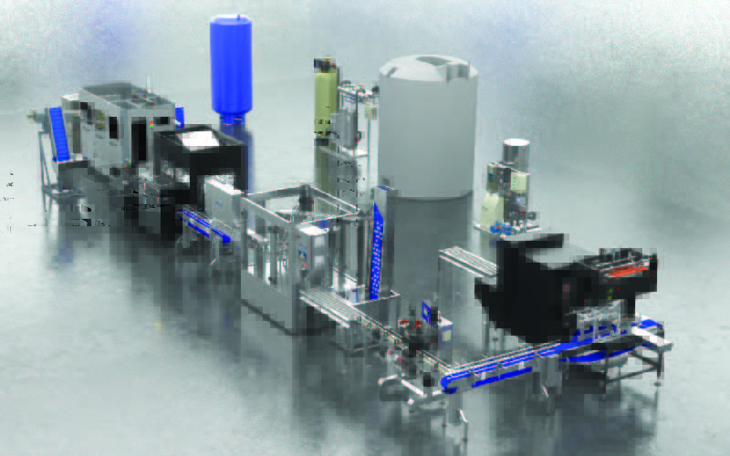 water bottling machine industrial application