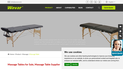 Massage Tables Wholesale - Wavar