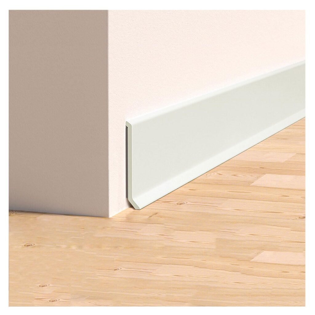 white pvc skirting board featured