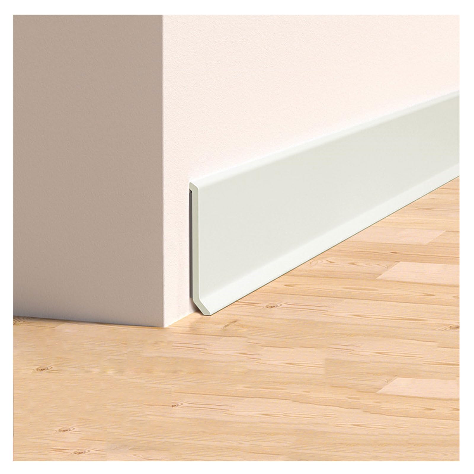 white pvc skirting board featured