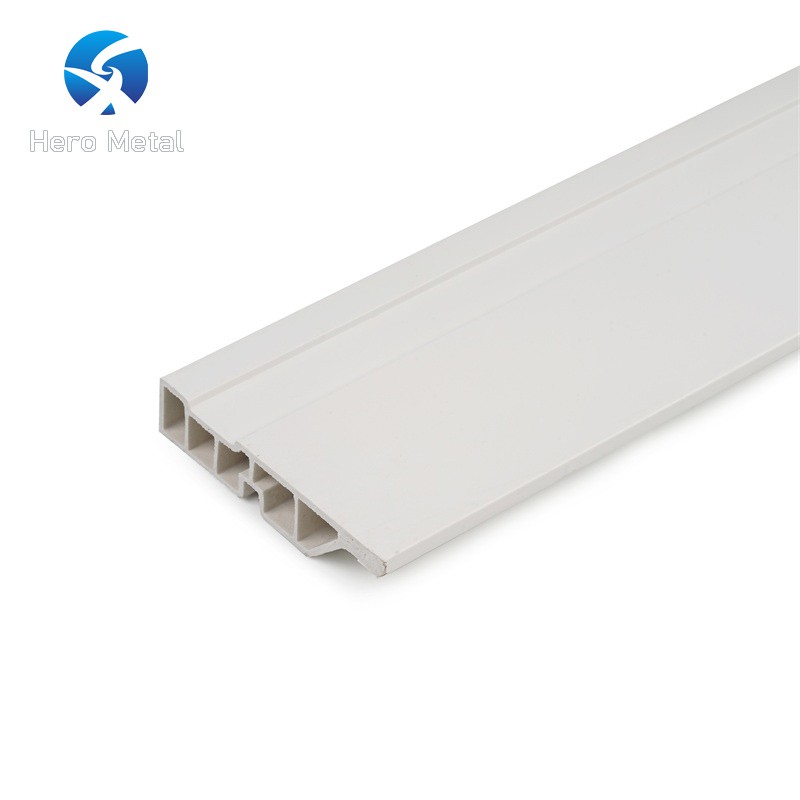 Illustrative example of white pvc skirting board from Google Search